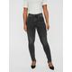 Skinny-fit-Jeans VERO MODA "VMSOPHIA HR SKINNY JEANS AM203 NOOS" Gr. M (38), Länge 34, blau (dark grey denim) Damen Jeans Röhrenjeans