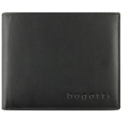Bugatti Super Slim Geldbörse RFID Schutz Leder 9 cm schwarz Schwarz Herren Image