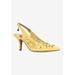 Wide Width Women's Vanani Pump by J. Renee in Patent Yellow (Size 11 W)