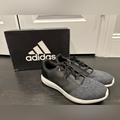 Adidas Shoes | Men’s Adidas Running Sneaker Leather Mesh Shoe | Color: Black/White | Size: 13