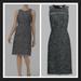 J. Crew Dresses | J Crew Fringe Tweed Sheath Dress Sleeveless Career | Color: Blue/White | Size: 4