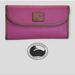 Dooney & Bourke Bags | Dooney & Bourke Women's Pebble Grain Continental Clutch Wallet | Color: Brown/Pink | Size: Os