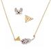Kate Spade Jewelry | Kate Spade Year Of The Rat Mouse Necklace & Earrings Matching Jewelry Set | Color: Gold/Silver | Size: Set