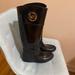 Michael Kors Shoes | Michael Kors Womens 8 Rubber Knee High Black Rain Boots - Never Worn | Color: Black/Gold | Size: 8