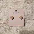 Kate Spade Jewelry | Kate Spade Opal Glitter Studs | Color: Gold/White | Size: Os