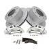 2011-2019 Chevrolet Silverado 3500 HD Rear Brake Pad Rotor and Caliper Set - TRQ