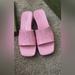 Gucci Shoes | Gucci Rubber Slide Sandals (Pink) | Color: Pink | Size: 8