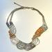 Anthropologie Jewelry | Anthro Statement Necklace | Color: Gold/Orange | Size: Os