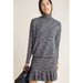 Anthropologie Dresses | Bailey 44 Anthropologie Greta Gray Turtleneck Flounce Knit Blouson Dress Size S | Color: Gray | Size: S