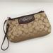 Coach Bags | Coach Signature Cc Canvas Wristlet | Color: Brown/Tan | Size: 9" X 5"