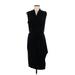 Barneys New York Casual Dress - Midi: Black Dresses - Women's Size Medium