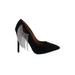 JAGGAR The Label Heels: Pumps Stiletto Cocktail Black Print Shoes - Women's Size 35 - Pointed Toe