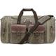 Densata 50L Travel Duffel Bag, Expandable Canvas Genuine Leather Duffle Bag Upgraded Overnight Weekender Bag Carry on Bag, Vintage Grey, X Large-60L, Classic