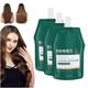 Peptide Keratin Pyrogen Reducing Cream, Polypeptide Keratin Burnt Hair Restoring Cream, Peptide Keratin Conditioner, Deep Repair Nutritional Cream (3pcs)