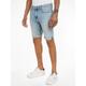 Jeansshorts CALVIN KLEIN JEANS "SLIM SHORT" Gr. 38, N-Gr, blau (denim light) Herren Jeans Shorts