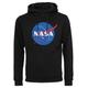 Sweater MISTERTEE "Herren NASA Hoody" Gr. 4XL, schwarz (black) Herren Sweatshirts Hoodie Sweatshirt