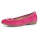 Ballerina GABOR Gr. 38, pink Damen Schuhe Ballerinas Flache Schuhe, Slipper mit Hovercraft Luftkammern-Laufsohle