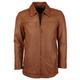 Lederjacke JCC "Saros" Gr. 50, braun (dark cognac) Herren Jacken Übergangsjacken