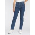 Straight-Jeans LEVI'S "724 TAILORED W/ WELT PK" Gr. 30, Länge 32, blau (stage fright) Damen Jeans Gerade