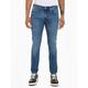 Slim-fit-Jeans CALVIN KLEIN JEANS "SLIM TAPER" Gr. 36, Länge 32, blau (denim medium) Herren Jeans Tapered-Jeans