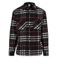 Blouson DEF "Herren Woven Shaket" Gr. S, schwarz (black, red) Herren Jacken Übergangsjacken