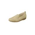 Slipper NATURAL FEET "Clea" Gr. 42, beige (beige, croco) Damen Schuhe Slipper Slip ons