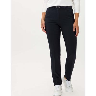 Jogginghose RAPHAELA BY BRAX "Style 7/8-Cityhose", Damen, Gr. 52, Normalgrößen, blau (navy), 52% Polyester, 43% Schurwolle, 5% Elasthan, Hosen Image