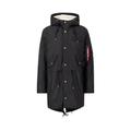 Regen- und Matschjacke ALPHA INDUSTRIES "ALPHA Men - Utility Jackets Raincoat TL" Gr. 2 XL, schwarz (black) Herren Jacken Übergangsjacken