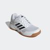 Hallenschuh ADIDAS PERFORMANCE, Gr. 37, schwarz-weiß (cloud weiß, core schwarz, gum10), Textil, Synthetik, sportlich, Schuhe, geeignet für jeden Hallensport