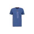 T-Shirt ALPHA INDUSTRIES "ALPHA Men - T-Shirts R Print T" Gr. XL, blau (vintage marine) Herren Shirts T-Shirts