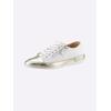 Sneaker ANDREA CONTI, Damen, Gr. 40, gold (weiß, goldfarben), Leder, Rindsleder, Glattleder, modisch, Schuhe