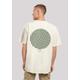 T-Shirt F4NT4STIC "Geometrics Grau", Herren, Gr. XS, beige (sand), Obermaterial: 100% Baumwolle, casual, oversize, Rundhals, Kurzarm ohne Bündchen, Shirts, Print