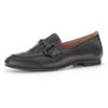Slipper GABOR, Damen, Gr. 39, schwarz, Nappaleder, klassisch, Schuhe, Loafer, Halbschuh mit Lederinnensohle