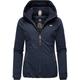 Winterjacke RAGWEAR "Dizzie Winter" Gr. L (40), blau (graublau) Damen Jacken Winterjacken