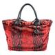 Schultertasche COLLEZIONE ALESSANDRO "Buckingham" Gr. B/H/T: 50 cm x 32 cm x 18 cm one size, rot Damen Taschen Handtaschen