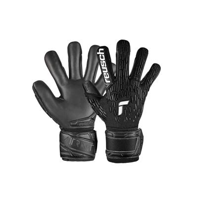 Torwarthandschuhe REUSCH "Attrakt Freegel Infinity" Gr. 8,5, schwarz Damen Handschuhe Sporthandschuhe