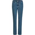 Slim-fit-Jeans ANGELS "DOLLY" Gr. 40, Länge 32, blau (blue) Damen Jeans Röhrenjeans