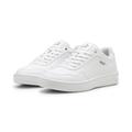 Sneaker PUMA "Court Classy Sneakers Damen" Gr. 36, weiß (white silver metallic) Schuhe Sneaker