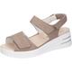 Keilsandalette WALDLÄUFER "H-DINA" Gr. 5,5 (38,5), beige Damen Schuhe Sandaletten