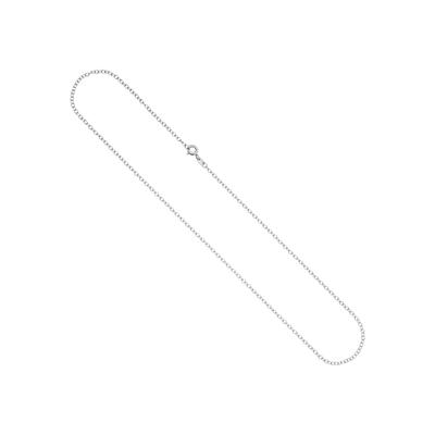 Goldkette JOBO, weiß (weißgold 585), Halsketten, Damen, Weißgold 585, L: 60cm, Ankerkette 585 Weißgold Image