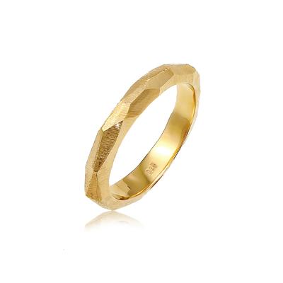 Partnerring ELLI PREMIUM "Freundschaftsring Trauring Organic matt 925 Silber" Gr. 66, gold, Fingerringe, Damen, 66mm, Silber 925 (Sterlingsilber), 3.5mm Image