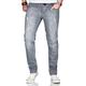 Slim-fit-Jeans ALESSANDRO SALVARINI "ASCatania" Gr. W34 L36, Länge 36, grau (as, 164, used) Herren Jeans Slim Fit