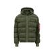 Winterjacke ALPHA INDUSTRIES "ALPHA Men - Parka & Winter Jackets Puffer Cord" Gr. 2XL, grün (sage, green) Herren Jacken Übergangsjacken