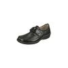 Klettschuh NATURAL FEET "Kletter Orb", Damen, Gr. 34, schwarz (schwarz, grau), Rindsleder, Synthetik, casual, Schuhe Klettschuh Slipper, aus echtem Leder
