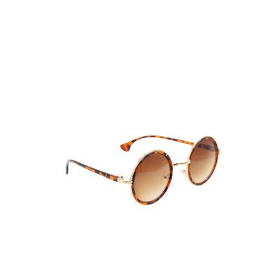 Sonnenbrille COLLEZIONE ALESSANDRO "Hippie" Gr. onesize, goldfarben Damen Brillen in runder Form