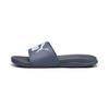 Badesandale PUMA "POPCAT 20", Gr. 46, blau (inky blau, puma weiß), Synthetik, sportlich, Schuhe
