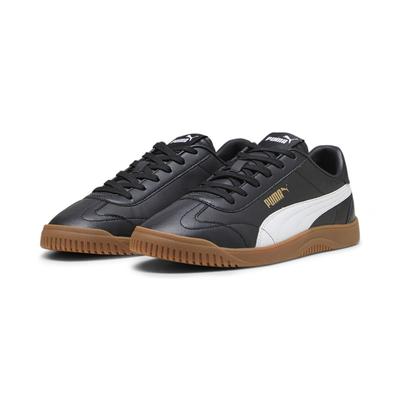 Sneaker PUMA "PUMA Club 5v5 Sneakers Erwachsene", Gr. 45, schwarz-weiß (schwarz, weiß gold), Obermaterial: Kuhleder, Synthetik; Futter: Synthetik; Innensohle: Textil; Laufsohle: Gummi, Schuhe Image