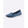 Slipper ANDREA CONTI, Damen, Gr. 39, blau (jeansblau), Glattleder, Leder, sportlich, Schuhe
