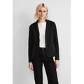 Kurzblazer STREET ONE Gr. 38, schwarz (black) Damen Blazer Bestseller