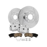 2006-2012 Ford Fusion Front Brake Pad Rotor and Caliper Set - Detroit Axle